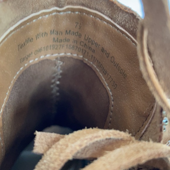 DV bootie with fringe open toe faux leather 7.5 - Picture 8 of 8